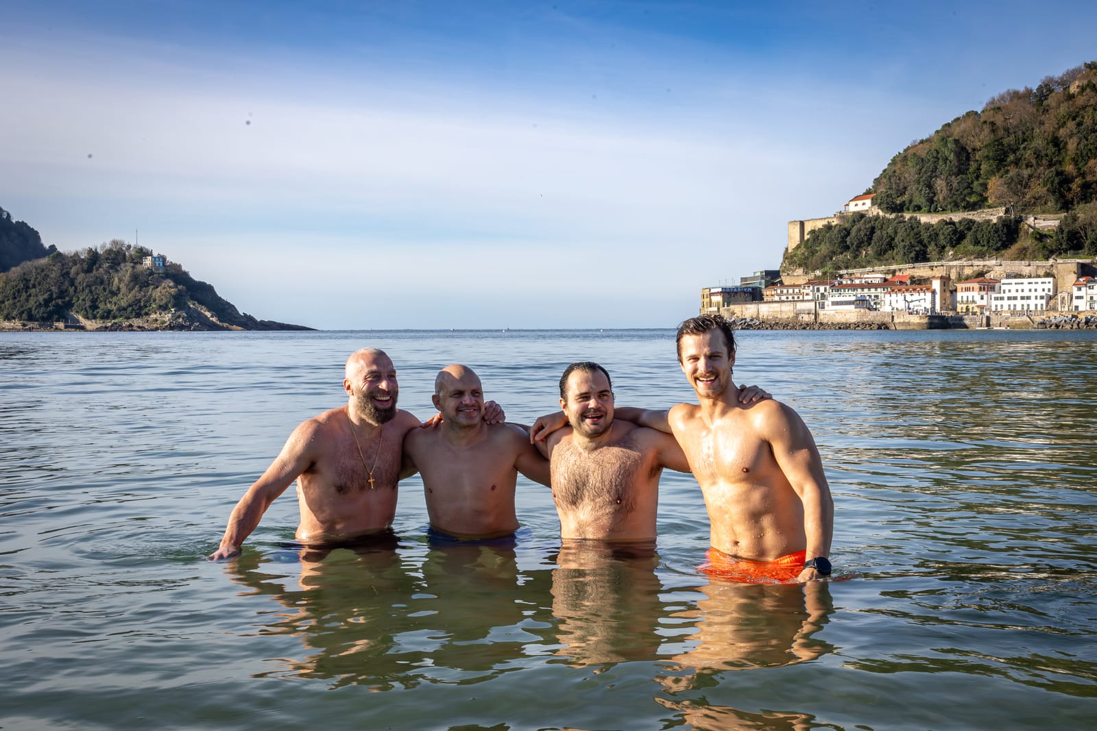Day off: a swim in December