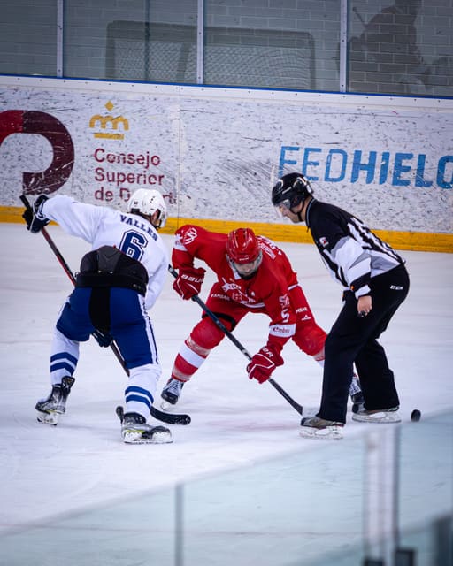 Face-off against CH Jaca, December 2024