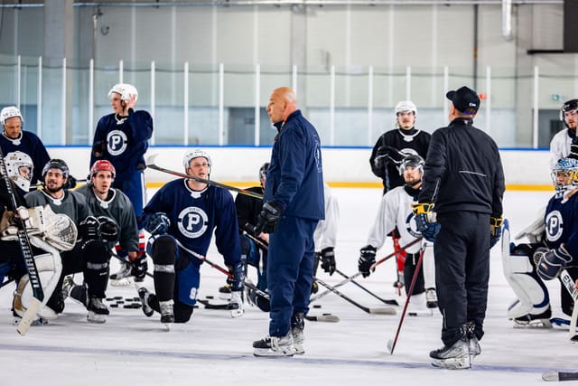 Coaching staff at the tryouts